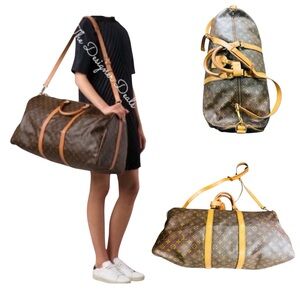 🥰🔥Authentic Louis Vuitton Keepall Bandoulier 55